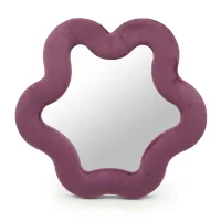 Espejo suave ondulado – Estrella – malva (33 x 31 x 2.3cm)