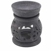 Quemador de aceite pequeño de esteatita 8cm - Om
