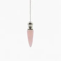 Descubrimiento de Cavidad Secreta del Péndulo de la Verdad - Cuarzo Rosa - Plateado