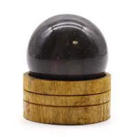 Esfera de cristal de ágata oceánica de 50 mm con soporte