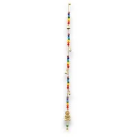 Campanas Indias - Buda de latón con cuentas de chakra Campanas de cuerda - 53cm