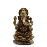 Dioses en miniatura de latón - Ganesha (12 g)  - 30 mm