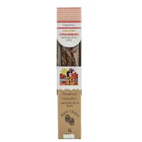 Palitos de resina para sahumar con canela dorada - 30 g