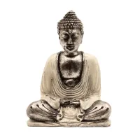 Buddha Blanco y Gris- Med