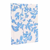 Floral azul pálido