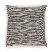 Funda de Cojín Clásico - Chevron Gris - 40x40cm