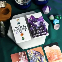 Cartas del Oráculo de Cristales y Elixires – Baraja de Energía Curativa