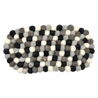 38 x 18 cm, color gris multicolor