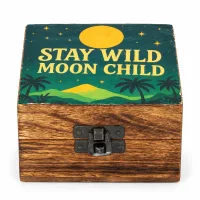 Pequeña caja esmaltada - Mantente salvaje, hijo de la luna
