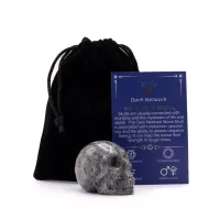Gema Cráneo Lrg - Piedra Red Oscura- 50x40x30mm