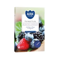 1x Set de 6 Velas de Té Perfumadas - Frutas del Bosque