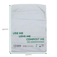 Sobres acolchados biodegradables al 100% (320x450mm)