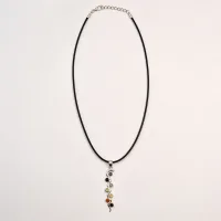 Colgante Devocional Indio - Baño de plata (Cordón de 45 cm) - Chakra de la serpiente