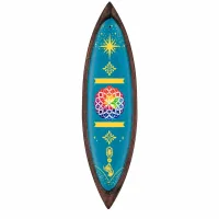 Cuenco de incienso esmaltado - Madera de mango - Mandala