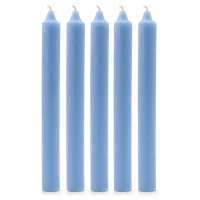 Velas a granel de color sólido - Azul marino rústico - Paquete de 10