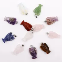 Colgantes de gemas Mini Ángeles - 26x18mm