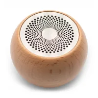 Mini altavoz de madera con Efecto Mandela