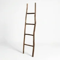 Escalera de Madera Kemu Grande - 1.5m - Chocolate - Estilo japonés