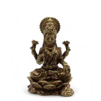 Dioses en miniatura de latón - Laxmi (11 g)  - 30 mm