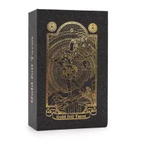 Tarot de color Dorado con Libro - Caja de Regalo