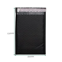 Sobre acolchado de burbuja de polietileno negro (180x230+40mm)