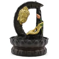 Buda dorado y loto