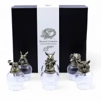 Set de regalo de 6 vasos (100 ml) - Criaturas Místicas - Bronce Antiguo