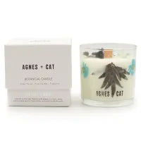 Agnes + Cat Vela de Cera de Soja Botánica - Sal marina y musgo