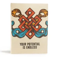 Cuaderno de inspiración Lrg Lokta (21x15cm) - 45 hojas - Tu Potencial - incluye marcador