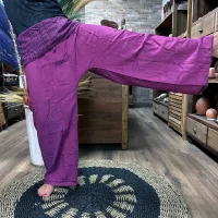 Mantra mandala del pescador tailandés en morado