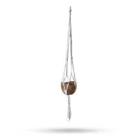 Macrame Soporte Clásico - Natural Med Pot