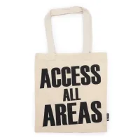 Bolso Básico Icónico - ACCESO A TODAS LAS ÁREAS - (40x36cm) - Algodón Natural 4 oz