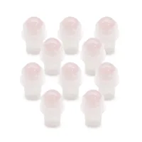Punta de rodillo de piedras preciosas para botella de 5 ml - Cuarzo rosa