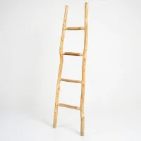 Grande escalera de madera Kemu - 1.5m - natural - Estilo japonés
