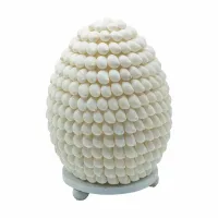 Lámpara Boho de Conchas Marinas - Concha Buting Ovalada