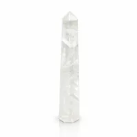 puntas de obelisco de seis caras de piedra preciosa, aprox. 17 cm - cristal de roca