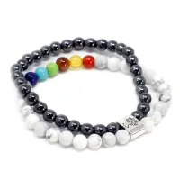 Chakra howlita blanco