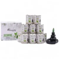 Paquete de 10 Incienso Masala Backflow - Jazmín