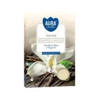 1x Set de 6 Velas de Té Perfumadas - Vainilla