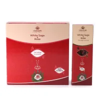 Salvia blanca y rosa
