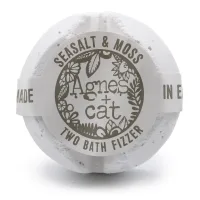 Agnes + Pastilla efervescente para baño de gatos - Sal marina y musgo