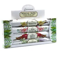 Set de regalo de incienso de jardín botánico - 4 fragancias surtidas