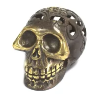 Calavera vintage de latón - Med