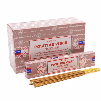 Varillas de Incienso Satya 15gm - Vibras positivas