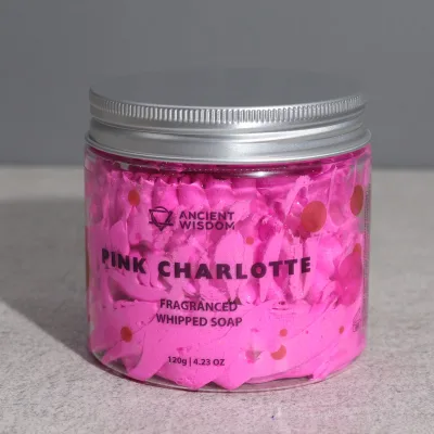 Jabón de crema batida Pink Charlotte 120g