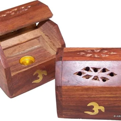 Mini Caja de Incienso Conos de Humo