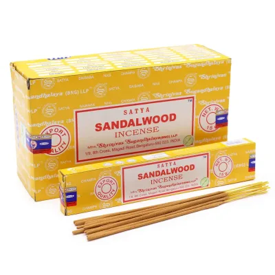 Varillas de Incienso Satya 15gm - Sándalo