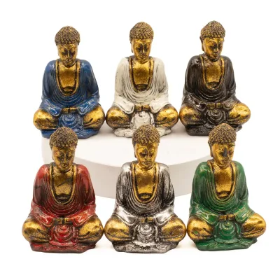 Mini Buda Dorado (Colores Surtidos)