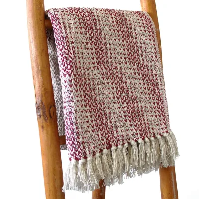 Mantas boho de confort - Ruby a dos tonos