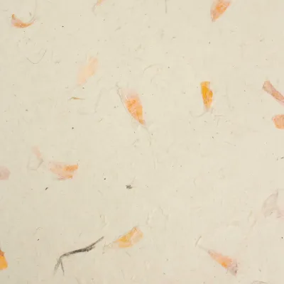 A4 - Papel artesanal Lokta (paquete de 20 hojas) - amarillo caléndula